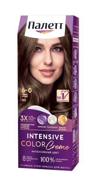 Тёмно-русый N5(6-0)  Тёмно-русый N5(6-0)