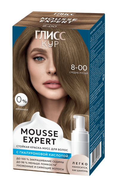 Средне-русый 8-00 Средне-русый 8-00