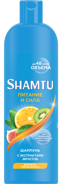 Питание и сила с экстрактами фруктов, 500 мл  Питание и сила с экстрактами фруктов, 500 мл
