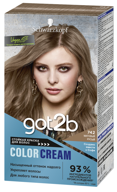 Матовый русый 742 Матовый русый 742