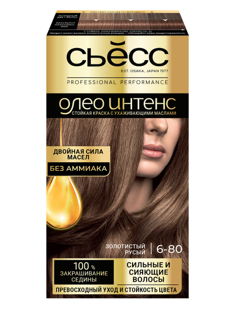 Золотистый русый 6-80 Золотистый русый 6-80