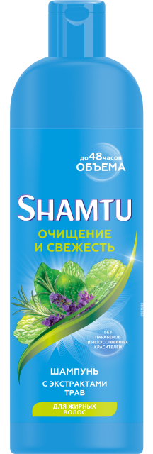Глубокое очищение и свежесть с экстрактами трав, 500 мл  Глубокое очищение и свежесть с экстрактами трав, 500 мл