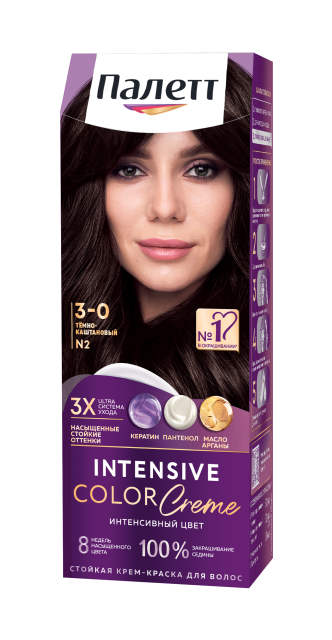 Тёмно-каштановый N2(3-0)  Тёмно-каштановый N2(3-0)