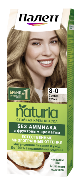 Светло-русый 8-0  Светло-русый 8-0